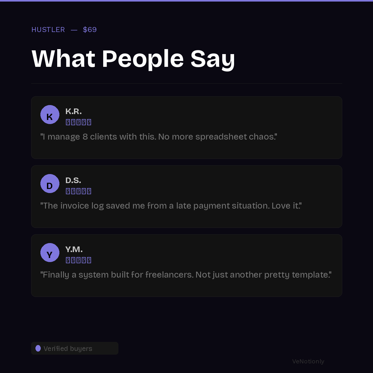 Hustler — Built for the Side Hustle