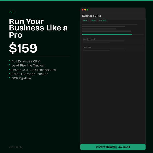Pro — Run Your Business Like a Pro